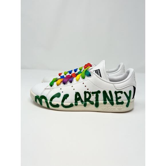 Stella McCartney x Ed Curtis x adidas Originals Stan Smith Classic Sneakers 5.5 - Picture 8 of 13